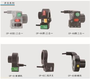 庆瓯电动车三合一电源开关系列
